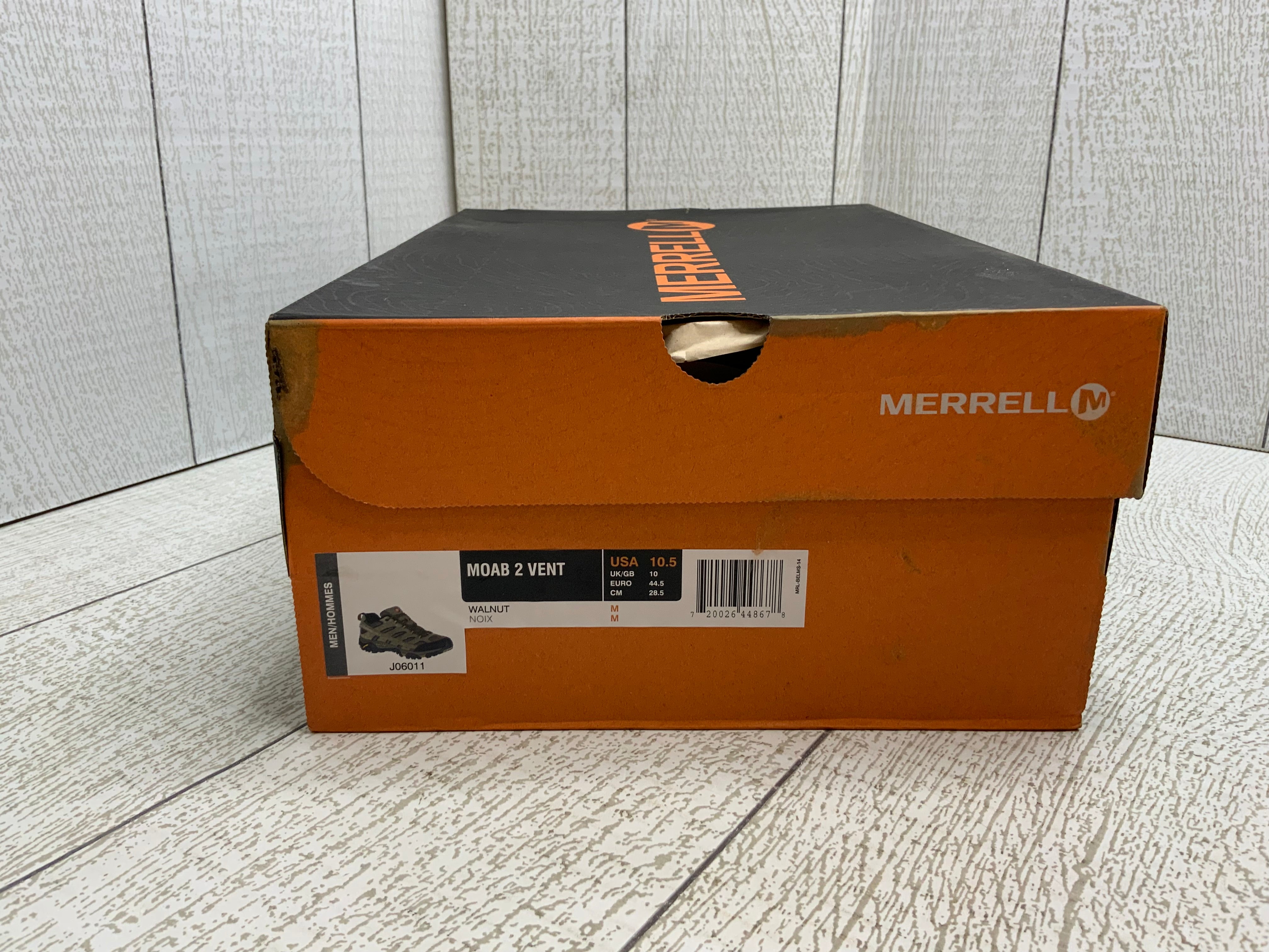 Merrell Men's Moab 2 Vent Hiking Shoe (Size 10.5) (Walnut) (8041349841134)